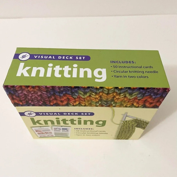 Visual Deck  Set Knitting Thunder Bay Press Knitting Kit - Picture 3 of 15